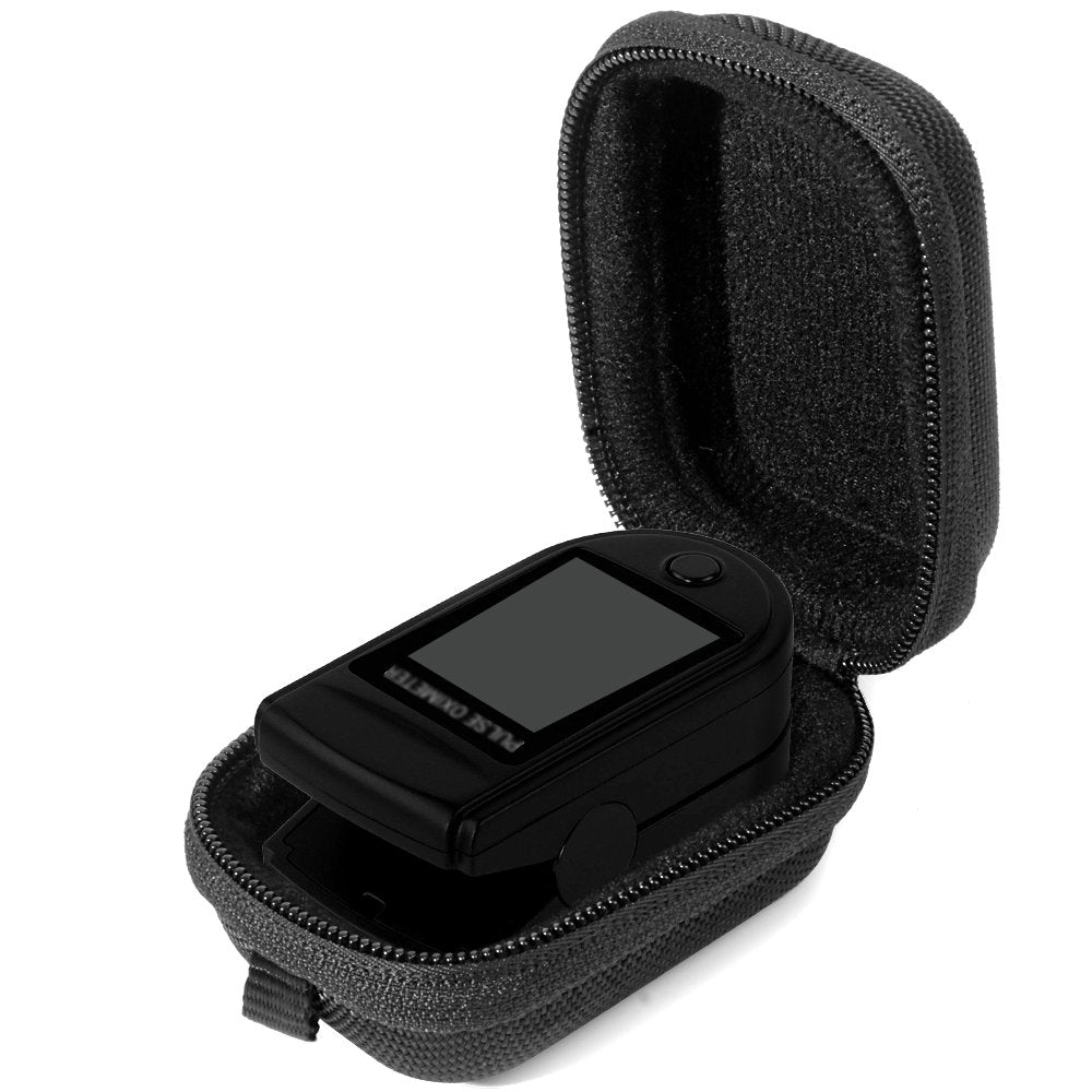 Fingertip Pulse Oximeter Case for Zacurate Pro 500DL, 500BL, Childrend; Facelake FL400 t. FL350, CMS500DA; MIBEST, Innovo Deluxe, Santamedical 2. ANKOVO, CONTEC, Metene, ATMOKO, Vive Precision Spo2 WGear