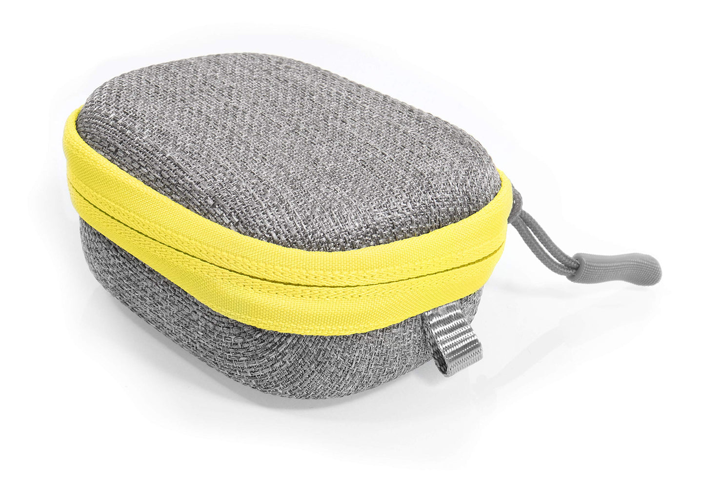 Tweed Gray Protective Case for Samsung Galaxy Buds Pro, Galaxy Buds 2, Galaxy Buds 1, Bluetooth True Wireless Earbuds Charging case, mesh Accessory Pocket, Elastic Security Elastic Strap GETGEAR