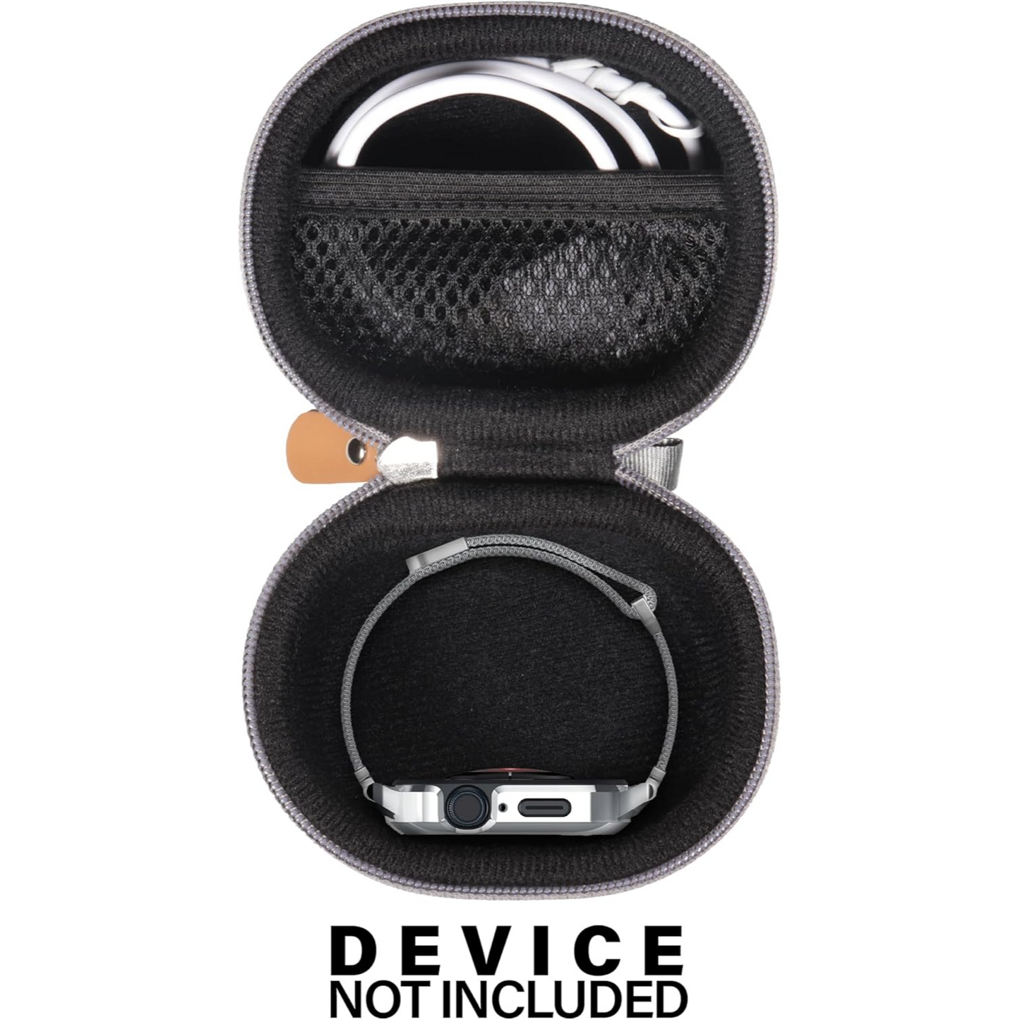 Protective Travel Case for Apple Watch Ultra/Series Samsung Galaxy Watch ā Compact, Durable Storage with Mesh Pocket getgearcase