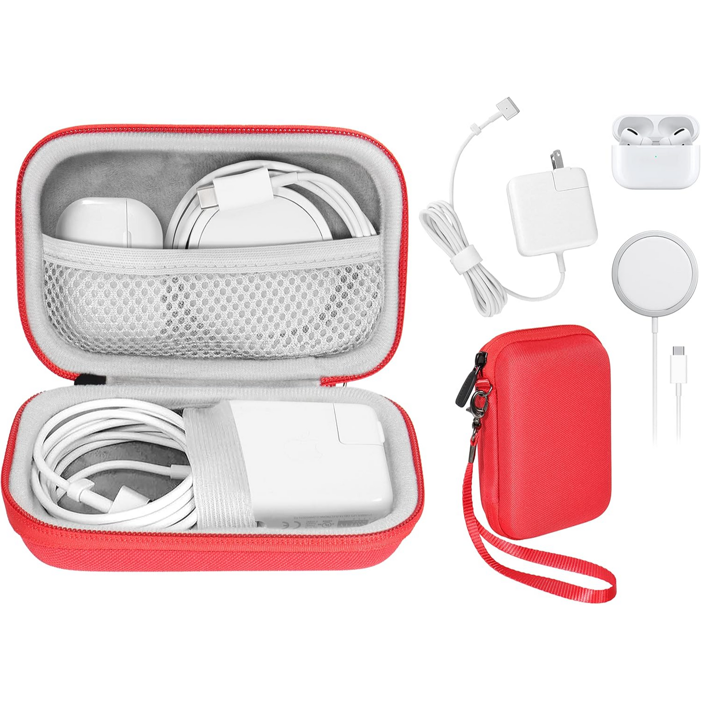 Protective Travel Case for 35W–45W MagSafe 2 Power Adapter – Compact Carrying Case for MacBook & iPhone Accessories getgearcase