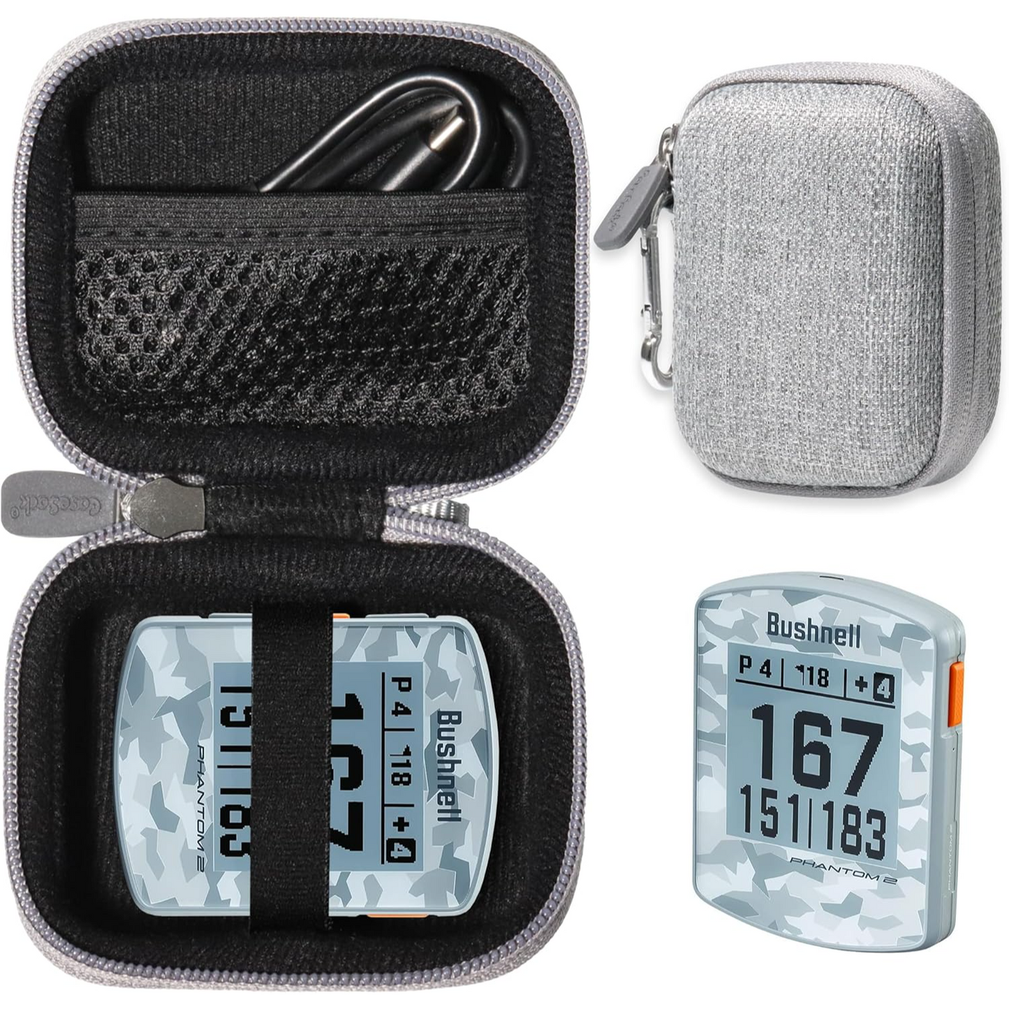 Protective Travel Case for Bushnell & Garmin Handheld Golf GPS β Compact Storage Organizer getgearcase