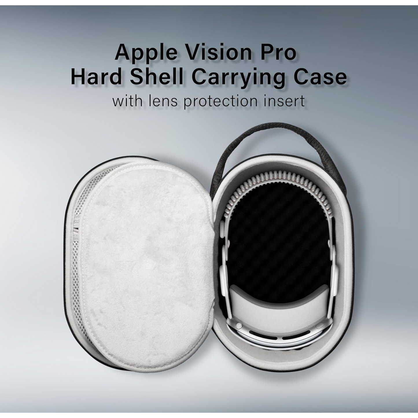 Protective Travel Case for Apple Vision Pro – Compact, Durable Storage with Battery Pack Organizer getgearcase