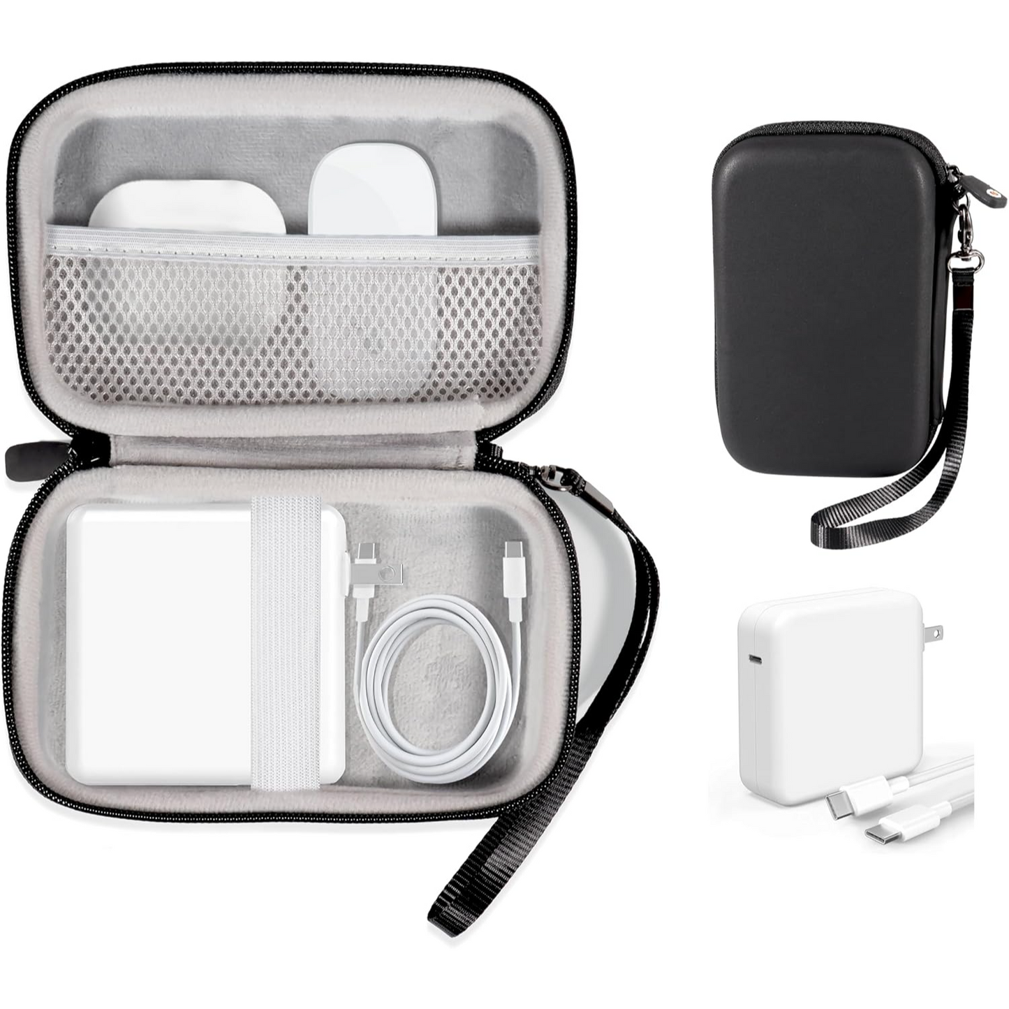Protective Travel Case for Sunveza MacBook Pro Charger 118W USB-C – Compact Storage for MagSafe Adapters & Accessories getgearcase