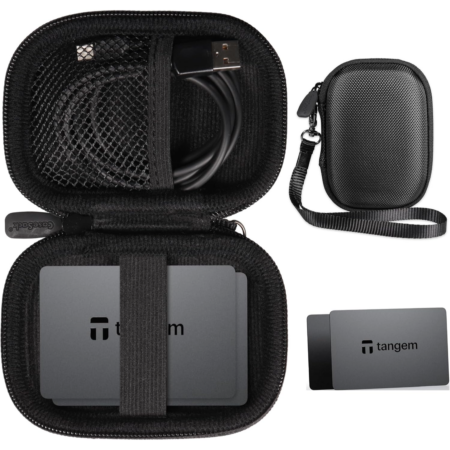Protective Travel Case for TANGEM Secure Crypto Wallet – Compact Cold Storage Organizer getgearcase