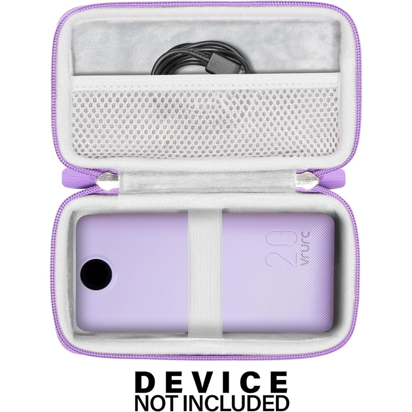 GETGEAR Hard Case for VRURC Portable Charger 20000mAh & 10000mAh — Shockproof Travel Carrying Case for Fast Charging USB-C Power Banks, Water-Resistant PEVA Storage Bag getgearcase