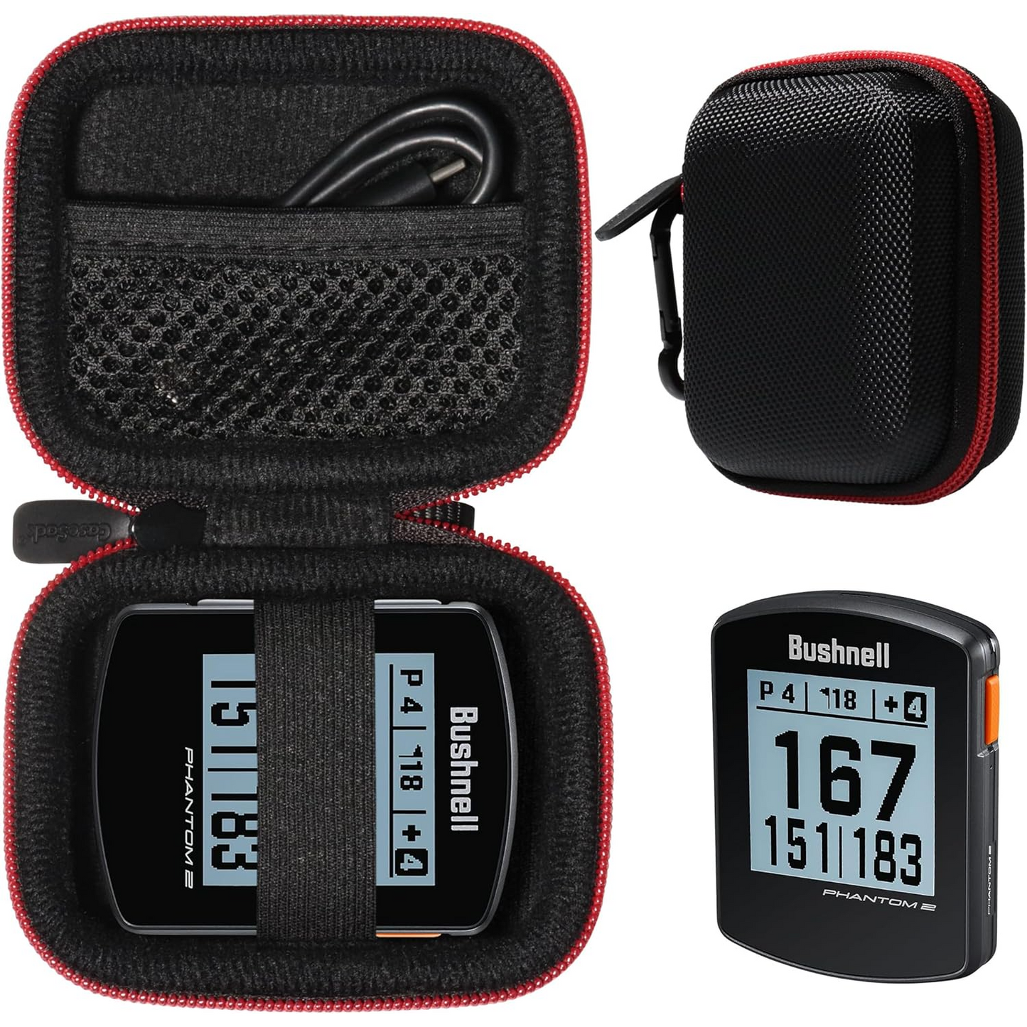 Protective Travel Case for Bushnell & Garmin Handheld Golf GPS β Compact Storage Organizer getgearcase