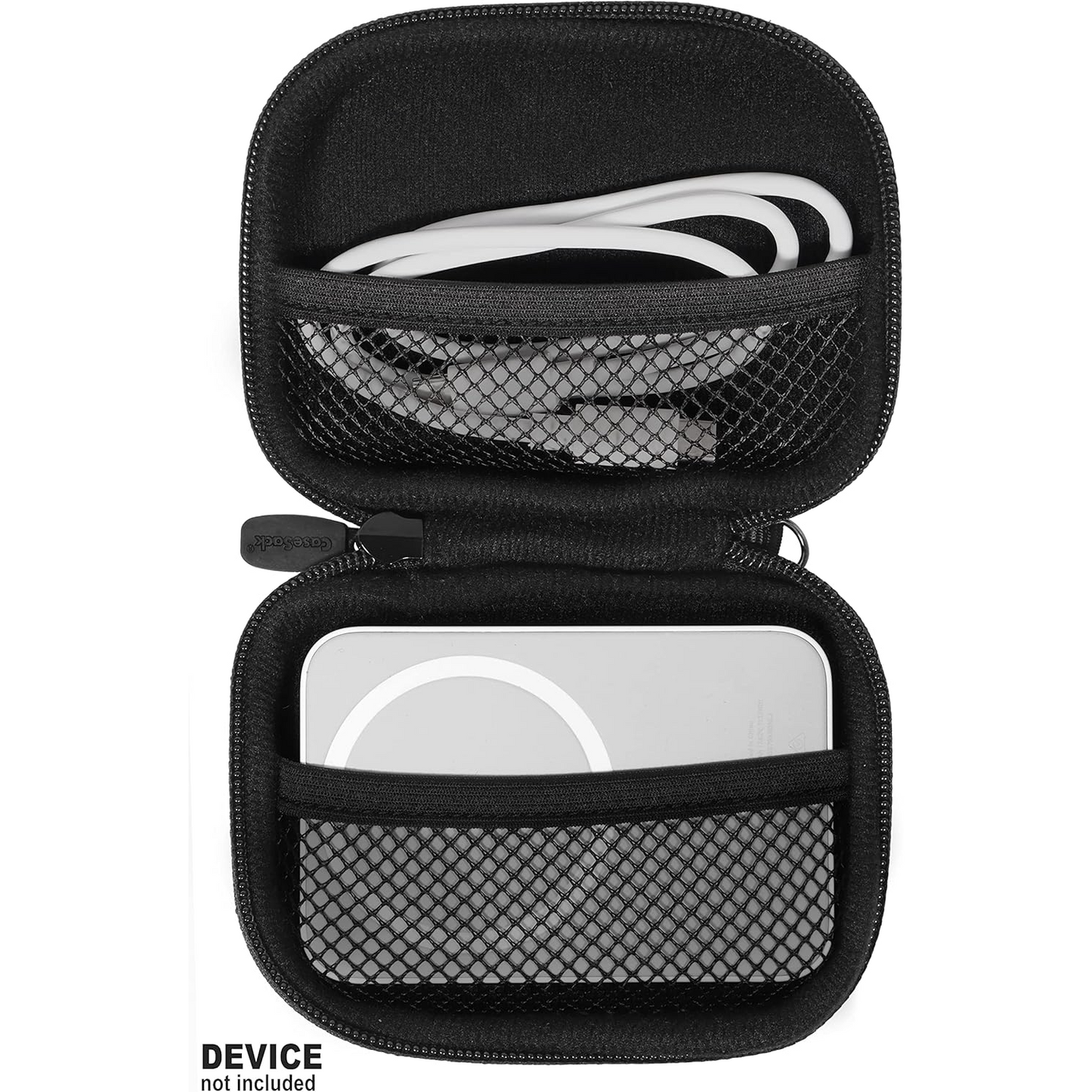 Protective Travel Case for Apple MagSafe Battery Pack – Compact, Lightweight Storage with Dual Mesh Pockets getgearcase