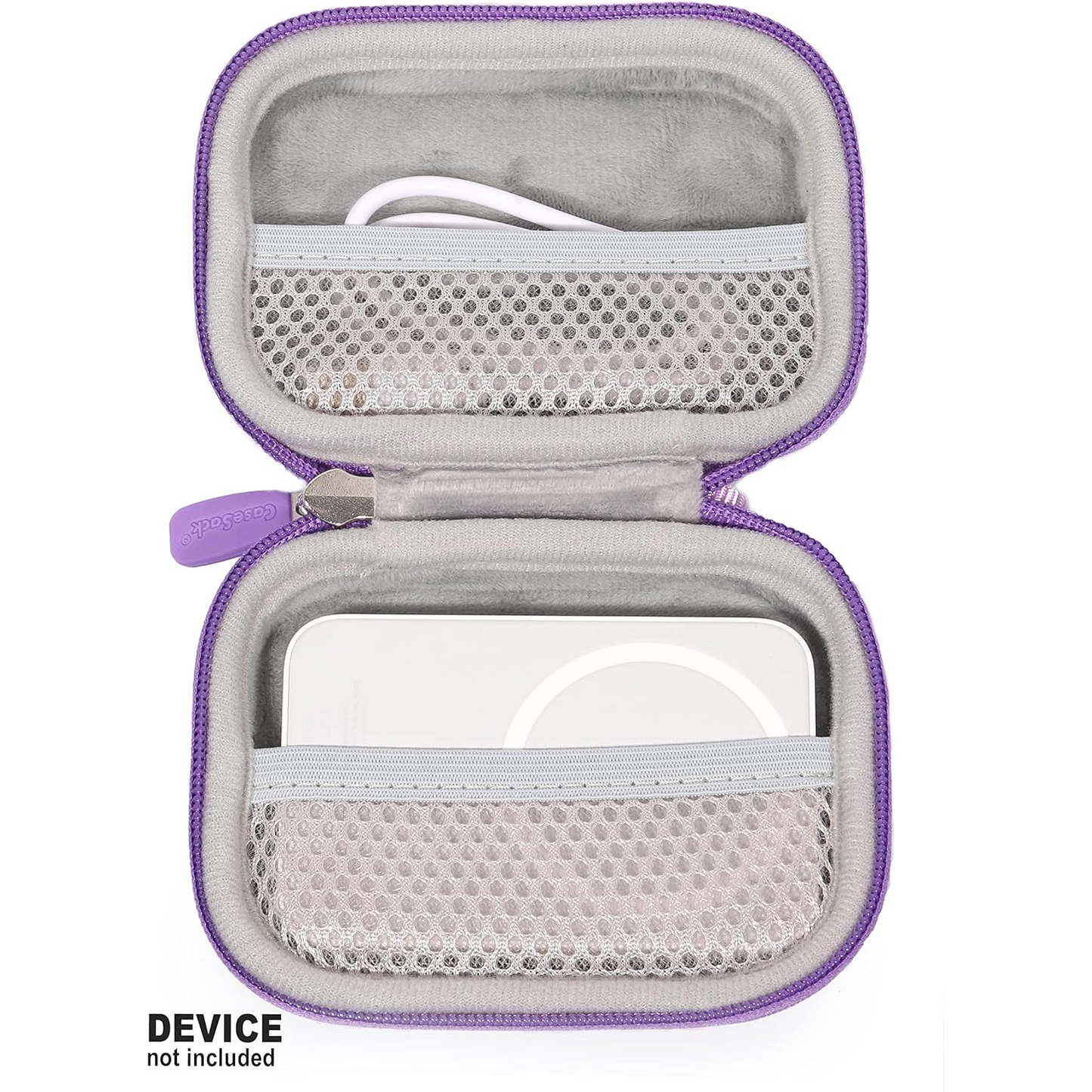 Protective Travel Case for Apple MagSafe Battery Pack – Compact, Lightweight Storage with Dual Mesh Pockets getgearcase