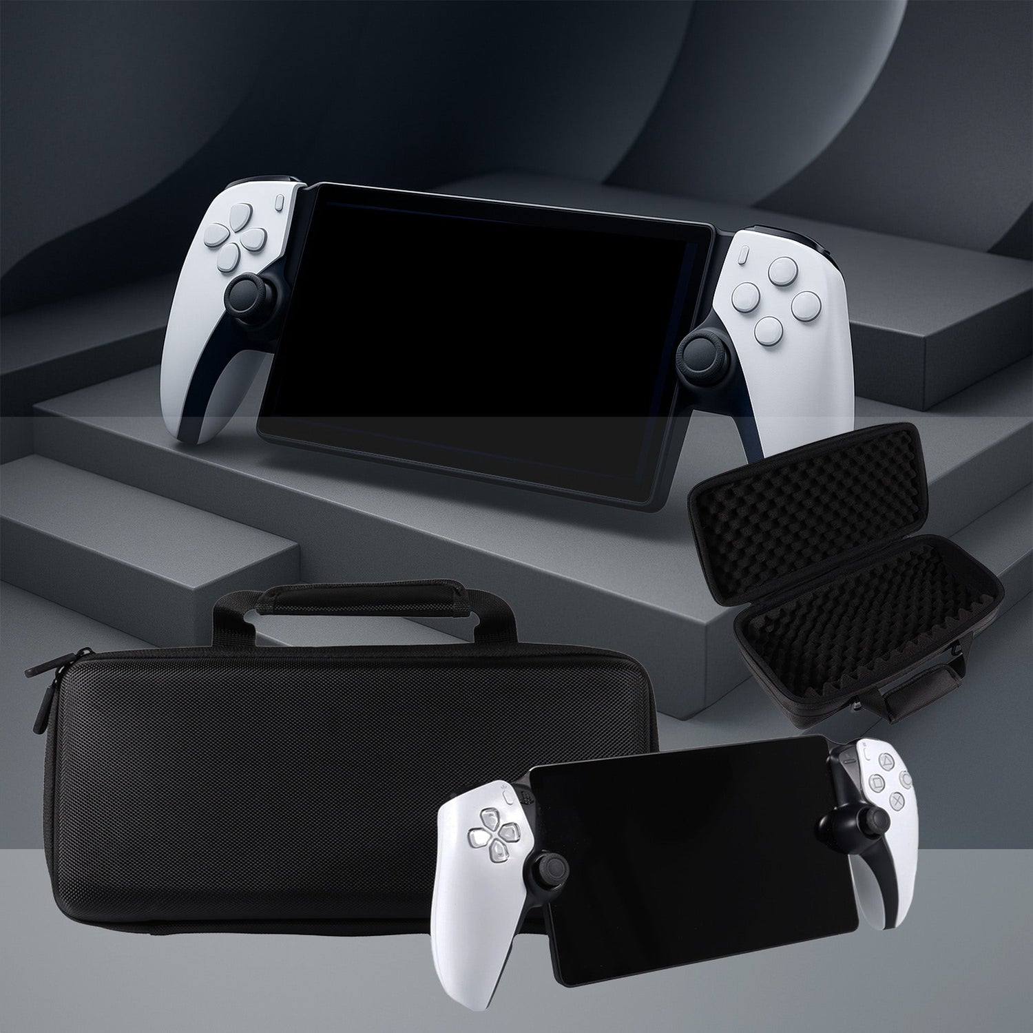 rotective carrying cases for Steam Deck, ASUS ROG Ally, Retroid handhelds, VR headsets, and gaming accessories – shockproof storage for console and PC gamers.