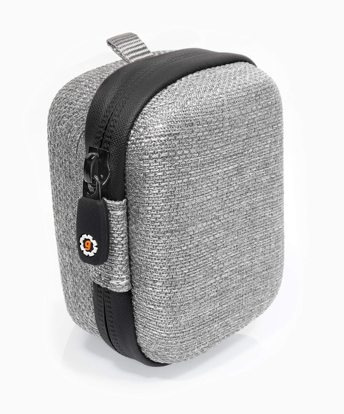 Tweed Gray getgear Case for Samsung Galaxy Buds, Pro, Live, Plus, Customized case for Bluetooth True Wireless Earbuds Charging case, mesh Accessory Pocket GETGEAR