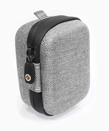 Tweed Gray getgear Case for Samsung Galaxy Buds, Pro, Live, Plus, Customized case for Bluetooth True Wireless Earbuds Charging case, mesh Accessory Pocket GETGEAR