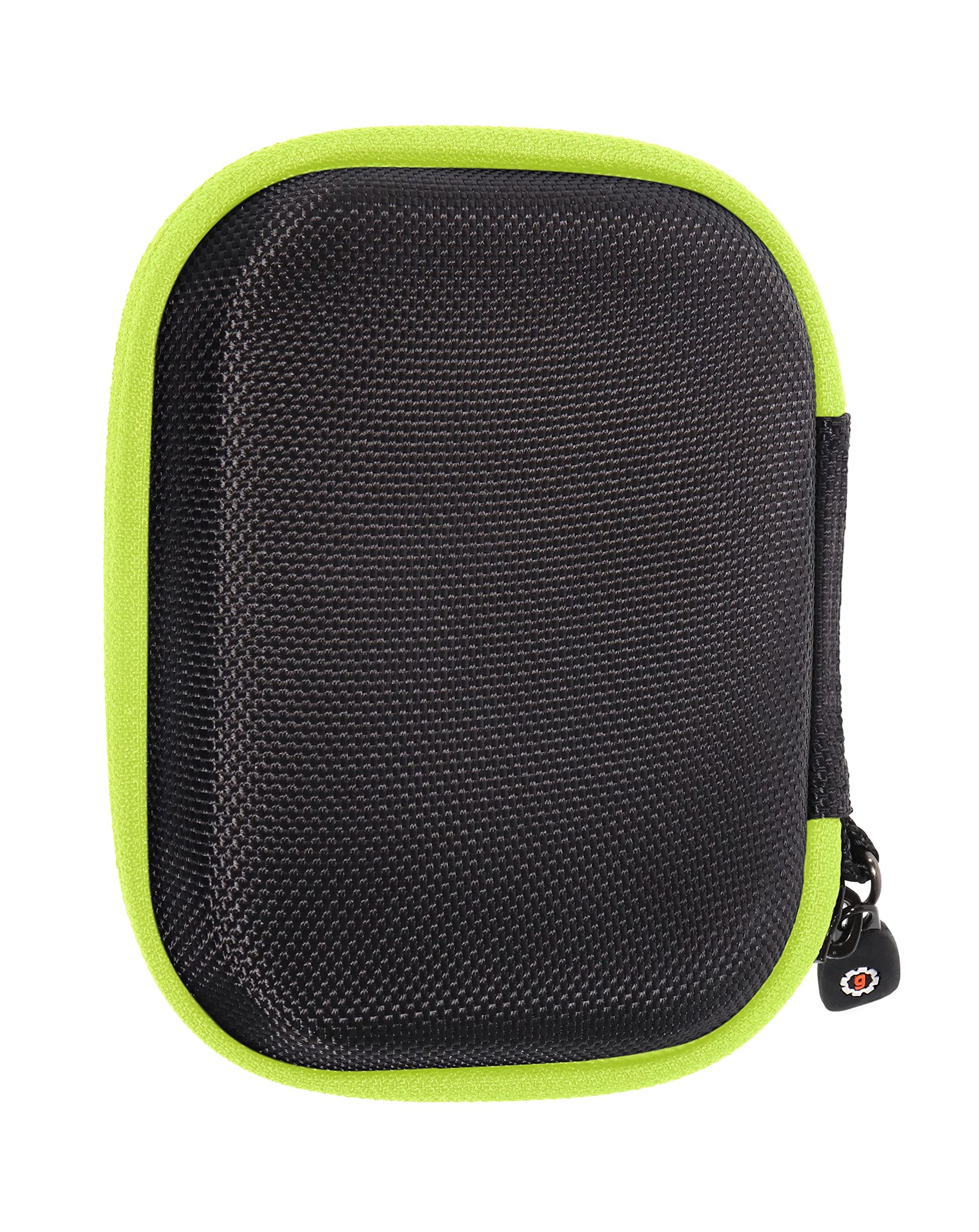 getgear Case for ZOLEO Satellite Communicator, Designed case with Size and Shape Matching, Black case Contrasted with Green Zip GETGEAR