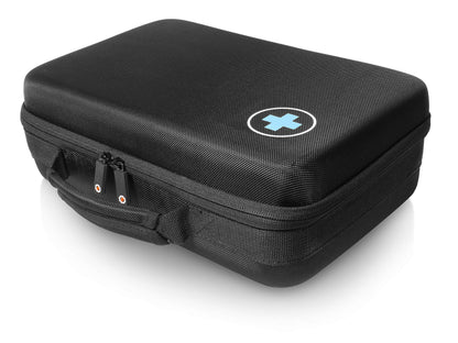 GETGEAR case for 2019 Hyperice Hypervolt Plus with Slots for 5 Head and Attachment, All in one Gym Case for Universal Muscle Massager Gun, Towel, Oil, Cream, Earbuds and Other Carry-on Essentials GETGEAR