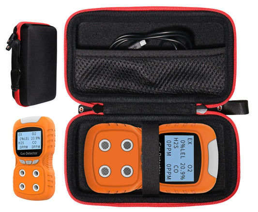getgear Portable Gas Detector Case Compatible with XLA Alert Portable Gas Detector, TopTes PT330, CHNADKS, Coreel, HAOKESITE GETGEAR