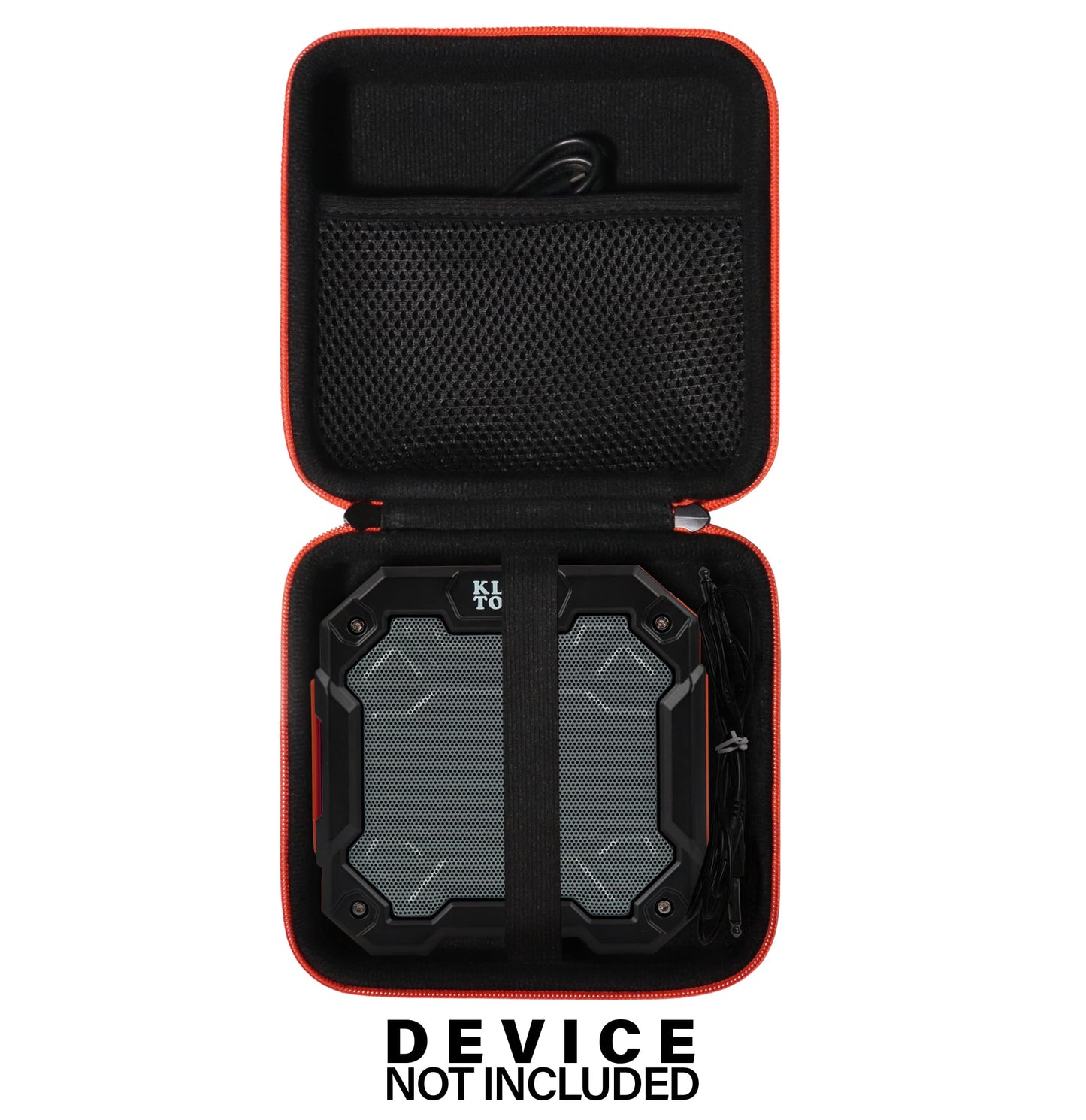 GETGEAR Wireless Speaker Case for Klein Tools AEPJS3 Wireless Speaker, Customized compartment for speaker and cord separately, strong light weight case with wrist strap GETGEAR