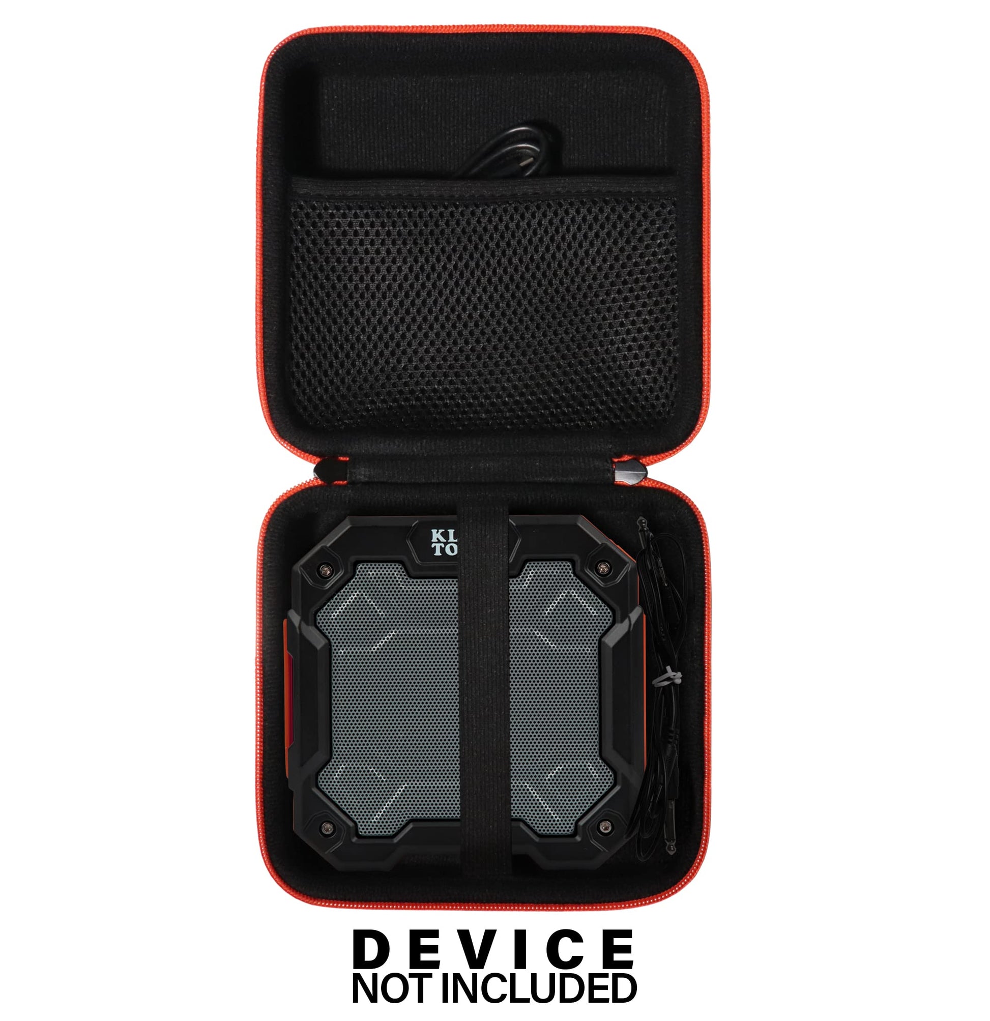 GETGEAR Wireless Speaker Case for Klein Tools AEPJS3 Wireless Speaker, Customized compartment for speaker and cord separately, strong light weight case with wrist strap GETGEAR