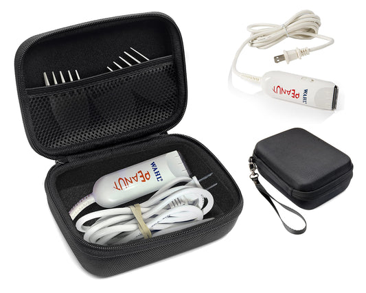 GETGEAR case for Wahl Professional Peanut Clipper/Trimmer #86W55-200, Peanut Classic #8685, #8081, Wahl Clipper Elite Pro 79602, Smart Divider for Separated Compartment for Trimmer and Accessories GETGEAR