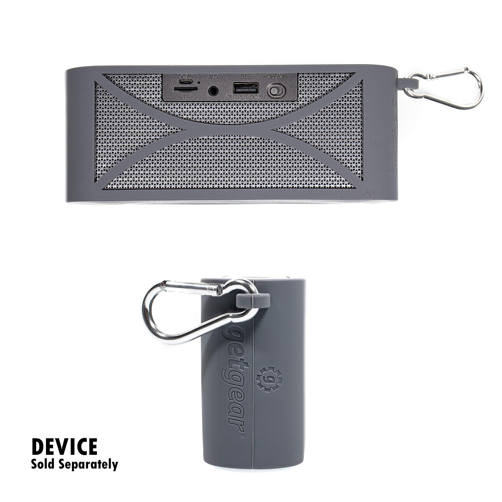 GETGEAR Customized Silicon Skin for Antimi Bluetooth Speaker,FM Radio Player,MP3 Player Stereo Portable Wireless Speaker, Shock and Shake Proof, Easy to go Carabiner GETGEAR