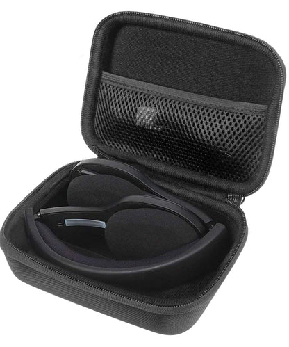 WGear Headset Case for Logitech H800 Bluetooth Wireless Headset and Plantronics PLNAUDIO478 Stereo USB Headset, Strong Semi hard case, mesh pocket for cable & accessories, detachable wrist strap WGear
