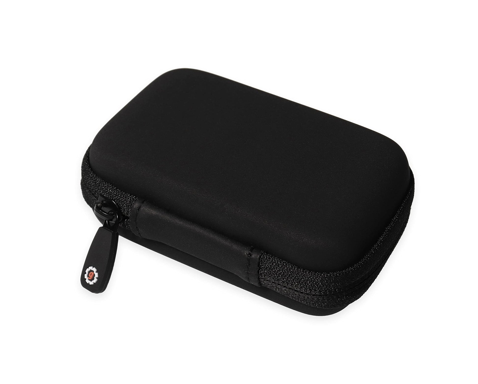 getgear case for SanDisk Extreme, Extreme Pro Portable SSD Compatible with 500GB, 1TB, 2TB, 4TB, Black with Orange Contrast Handy Travel case GETGEAR