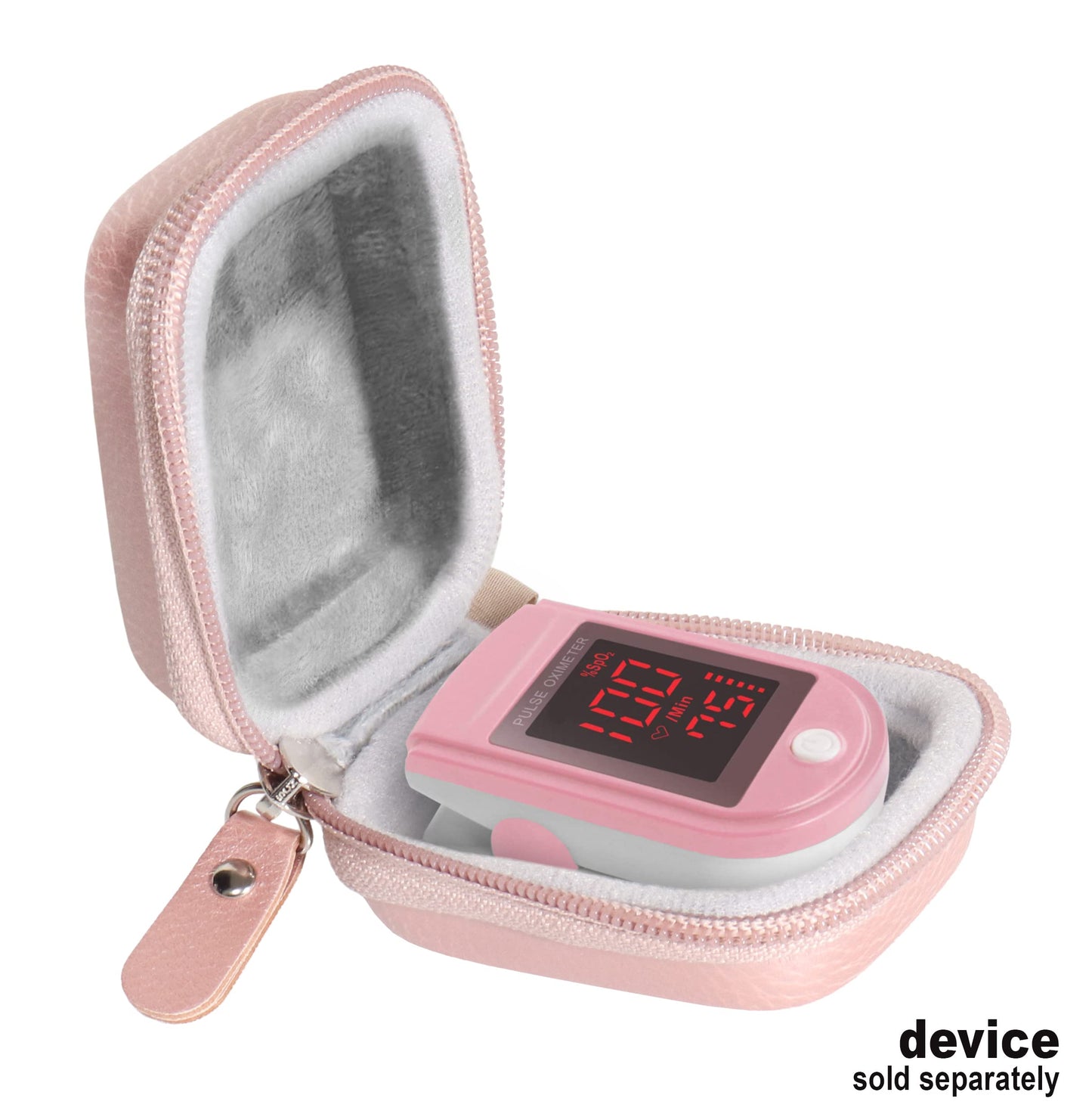 WGear Case for Zacurate Pro 500DL, Childrend: Innovo Deluxe, Santamedical 2. Facelake FL400 t. FL350: Vive Precision Spo2 Accumed cms-50dl, 50D1, Healthtree (Rose Gold) WGear