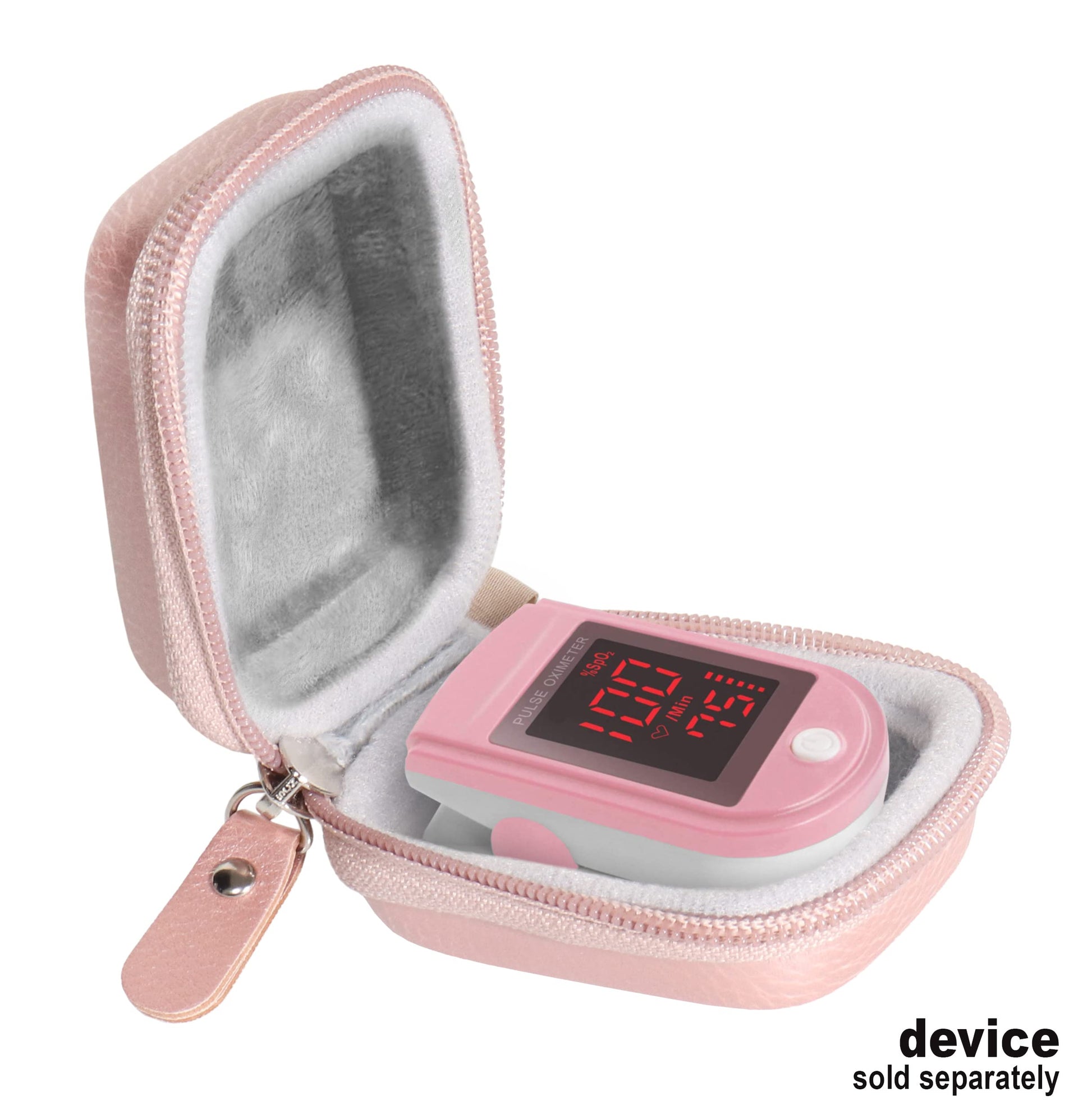 WGear Case for Zacurate Pro 500DL, Childrend: Innovo Deluxe, Santamedical 2. Facelake FL400 t. FL350: Vive Precision Spo2 Accumed cms-50dl, 50D1, Healthtree (Rose Gold) WGear
