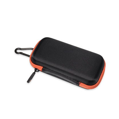 getgear Weather Meter Case for Kestrel Weather Meter Compatible with Kestrel Elite, 5700/ 5700X, 5200, 5100, 5500, 2700, 3500, 3000, 3550, 2500, 1000 (Black with Orange Zipper) GETGEAR