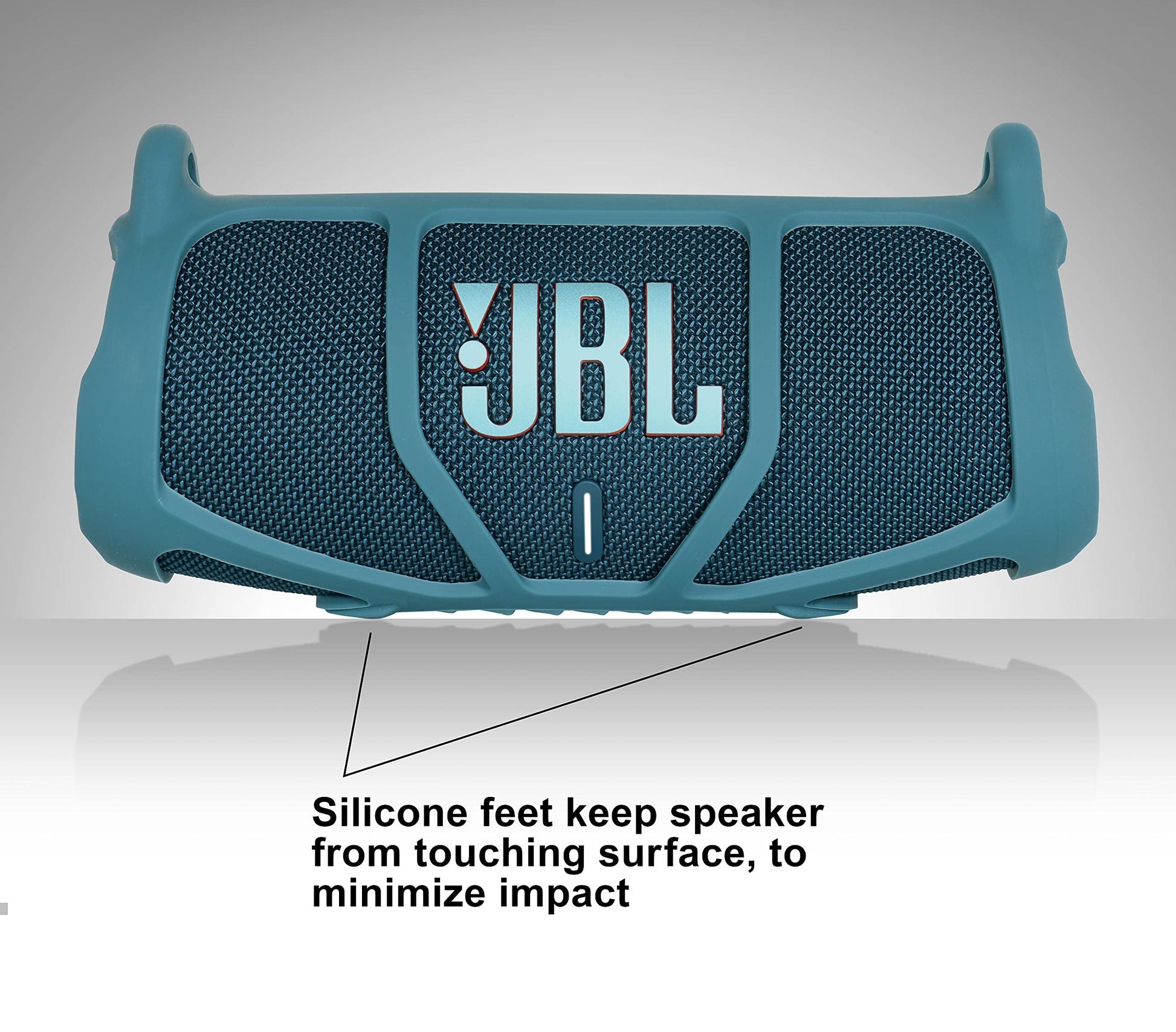 GETGEAR Silicone Cover Sleeve for JBL Charge 5 - Portable Bluetooth Speaker, Customized Design Skin Portable Protection Solution, Best Matching in Shape and Color GETGEAR