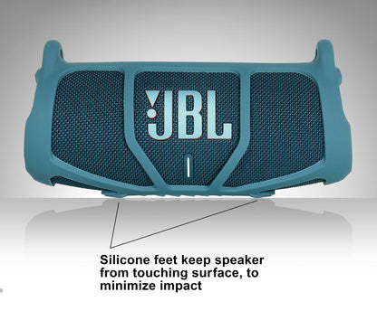GETGEAR Silicone Cover Sleeve for JBL Charge 5 - Portable Bluetooth Speaker, Customized Design Skin Portable Protection Solution, Best Matching in Shape and Color GETGEAR