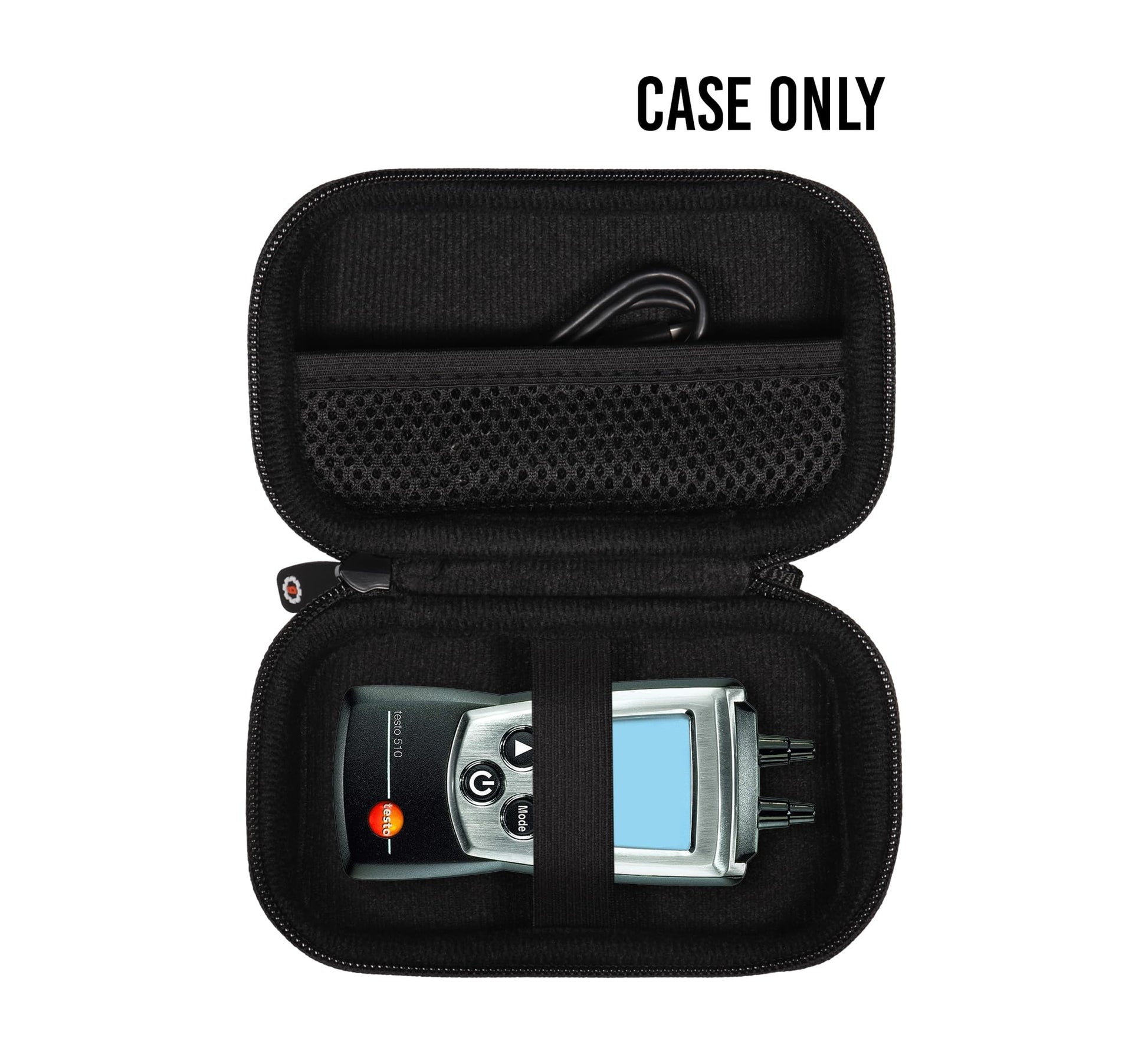 GETGEAR Meter Organizing Case for testo 510 Digital Manometer Dual Port Different Pressure meter GETGEAR