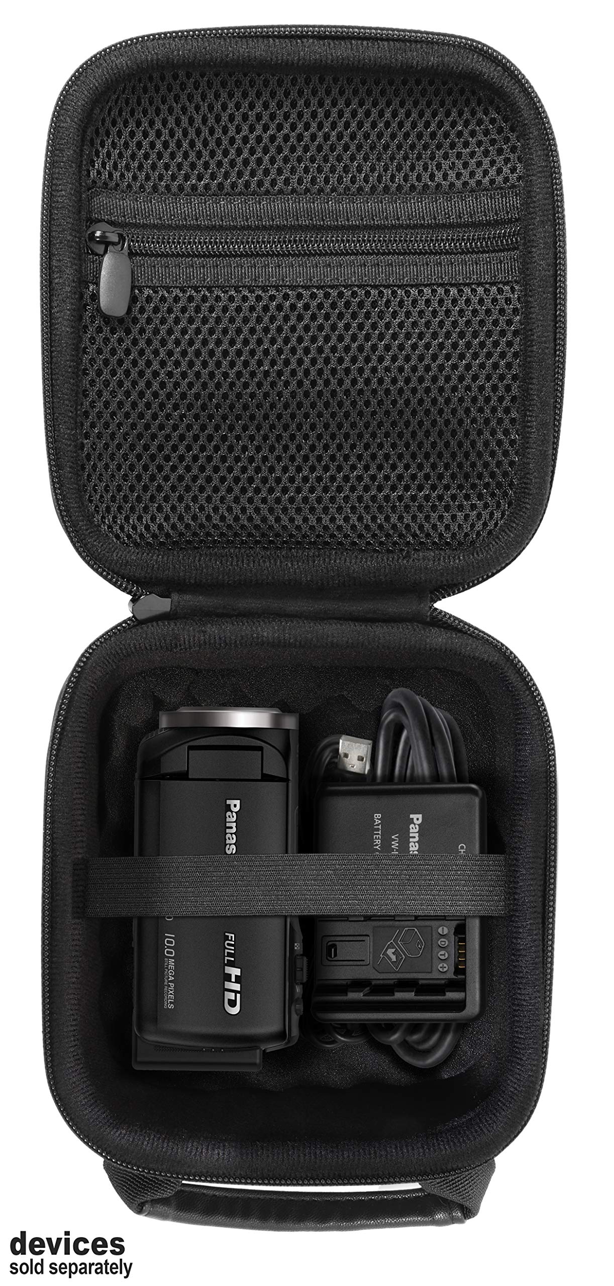 getgear Video Camera Camcorder Case for Panasonic Full HD Video Camera Camcorder HC-V180K, HC-V770; Canon VIXIA HF R800; Sony HDRCX405, CX440, CX240; LINNSE, kicteck, kimire, Heegomn, SEREER, ORDRO GETGEAR