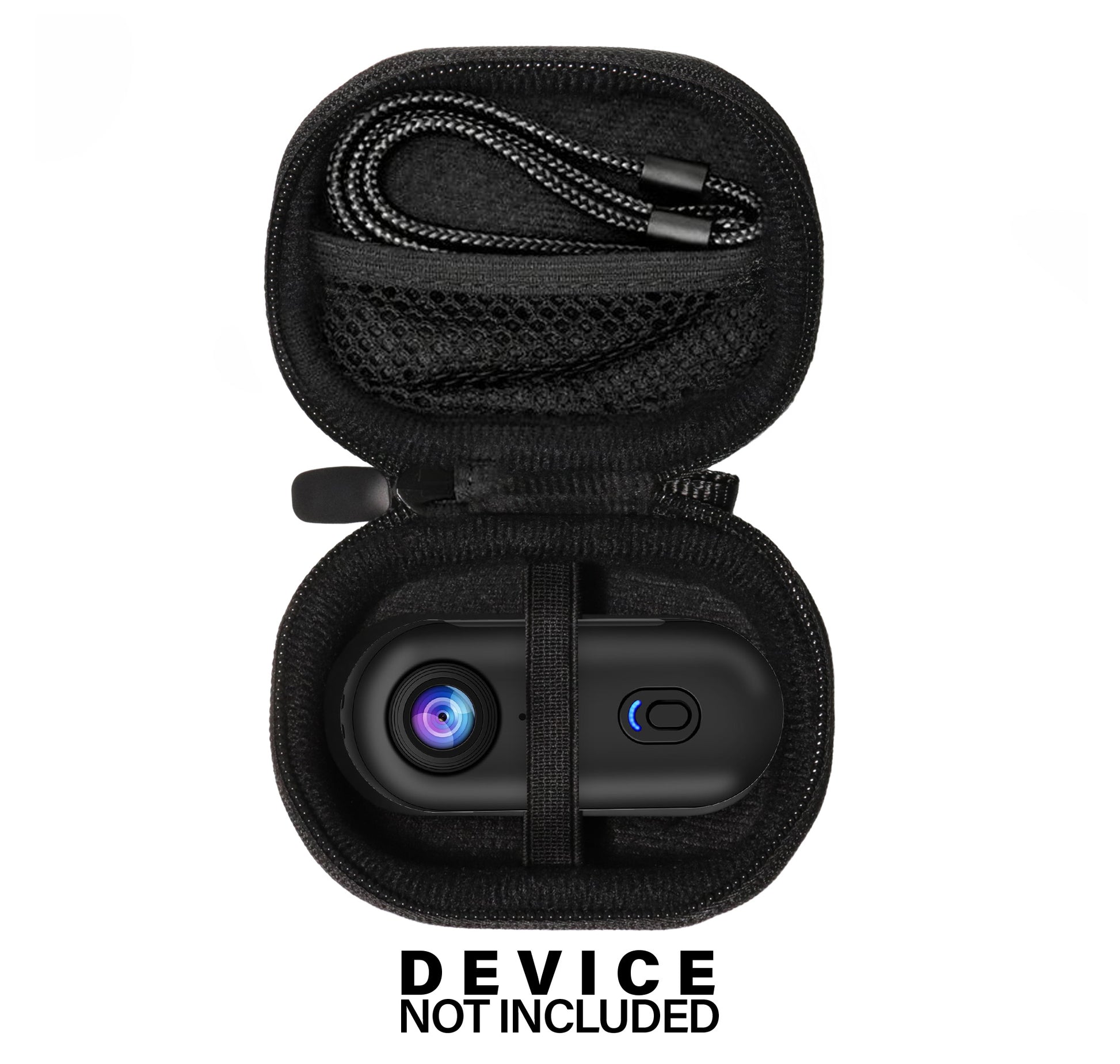 getgear Semi-Hard Carrying Case for Sixmou i3 4K Thumb Action Camera – Protective Travel Organizer with Mesh Pocket getgearcase