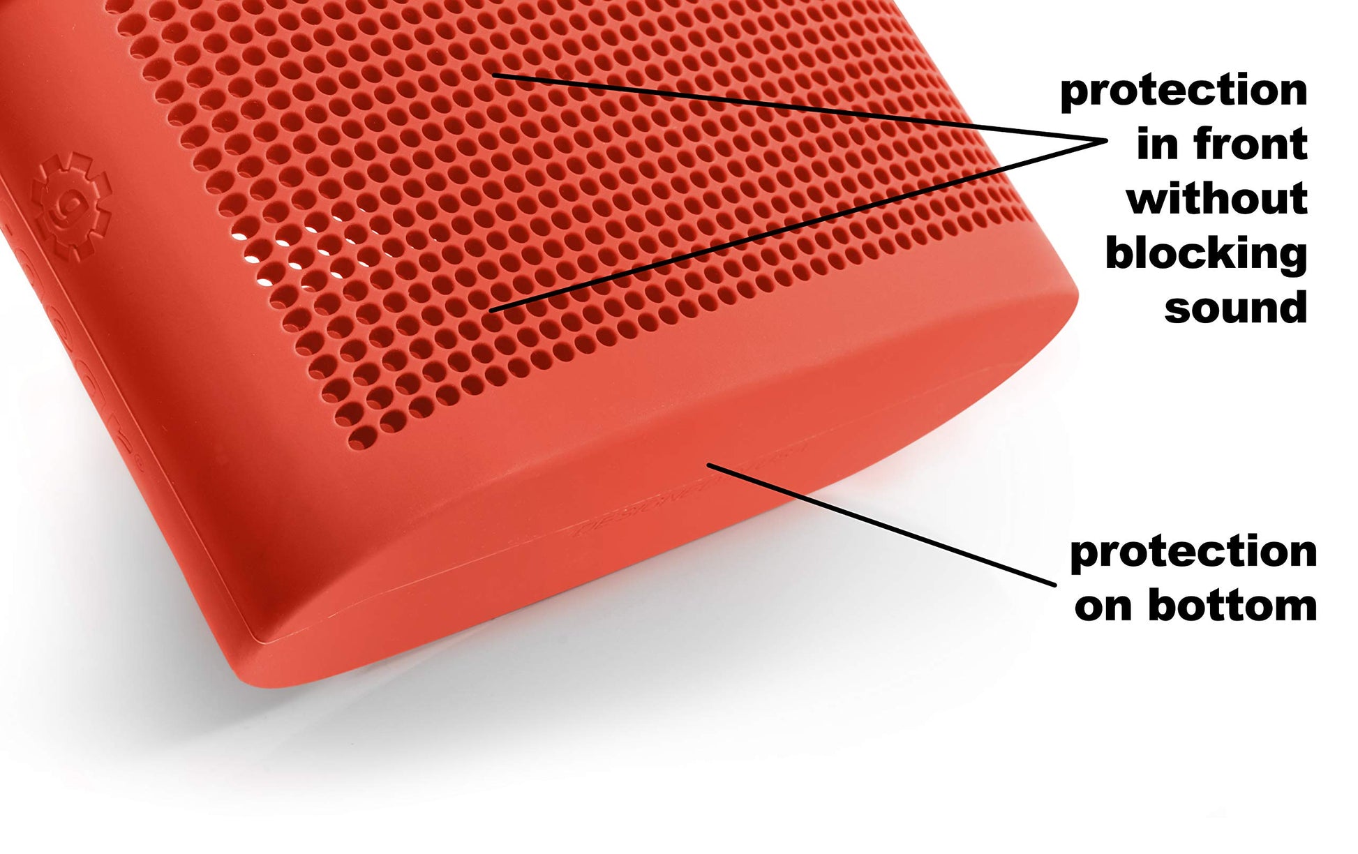 GETGEAR Tailor Made Silicon Cover for Bose SoundLink Color Bluetooth Speaker II, Safeguard from Shock, Shake and Scratch, Fully Cover with Sound Through Design GETGEAR