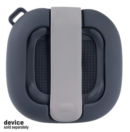 Feature Protective Case for Bose SoundLink Micro Bluetooth Speaker by WGear, Featured Design with mesh Pocket for Cable and Other Accessories, Elastic Strap to Secure Device WGear