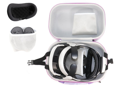 GETGEAR Case for PSVR 2 / Quest 3(with Large Size modded strap like BOBOVR ) Case With Shoulder Strap, Multicolor Option Avaliable.
