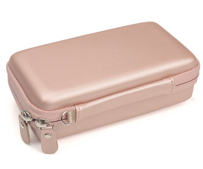 Professional Portable Recorder Case for ZOOM H1, ZH1 Music Recorder with mesh pocket cable, outdoor Microphone Windscreen Muff, Elastic strap, Strong and light weight hard case, Rose Gold WGear
