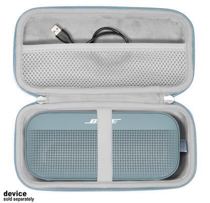 GETGEAR Case for Bose SoundLink Flex Bluetooth Portable Speaker by getgear, mesh Pocket for Charger Cord, Detachable Wrist Strap GETGEAR