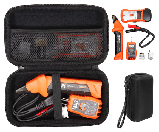 GETGEAR Circuit Breaker Finder/Tester case for Klein Tools ET310 AC Circuit Breaker Finder, RT310, Accessory Kit storage case, also good for other device and meters GETGEAR