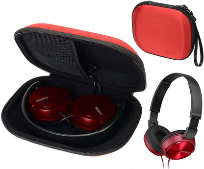 Case for Sony MDRZX110NC Noise Cancelling Headphones, Also for MDRZX110, ZX300, ZX310, ZX400, XB200, ZX102DPV; Sennheiser HD219, HD229, HD239, HD218, mesh Pocket for Accessories WGear