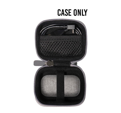 Tweed Gray Earbuds case, Compatible with Sennheiser Momentum True Wireless/Wireless 2 Bluetooth Earbuds GETGEAR