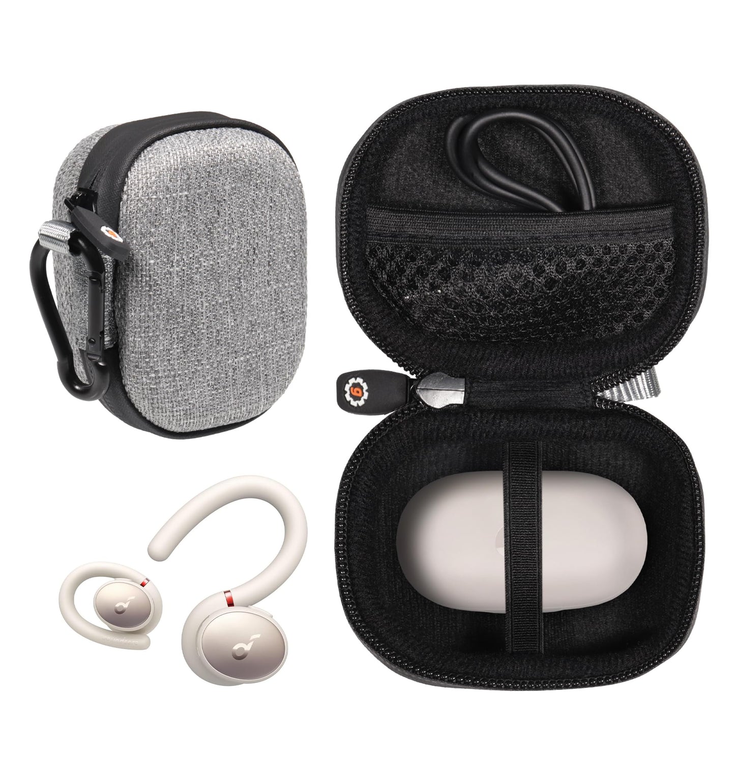 getgear Earbuds Case Compatible with Soundcore by Anker, Soundcore Sport X10 True Wireless Bluetooth 5.2 Workout Headphones GETGEAR