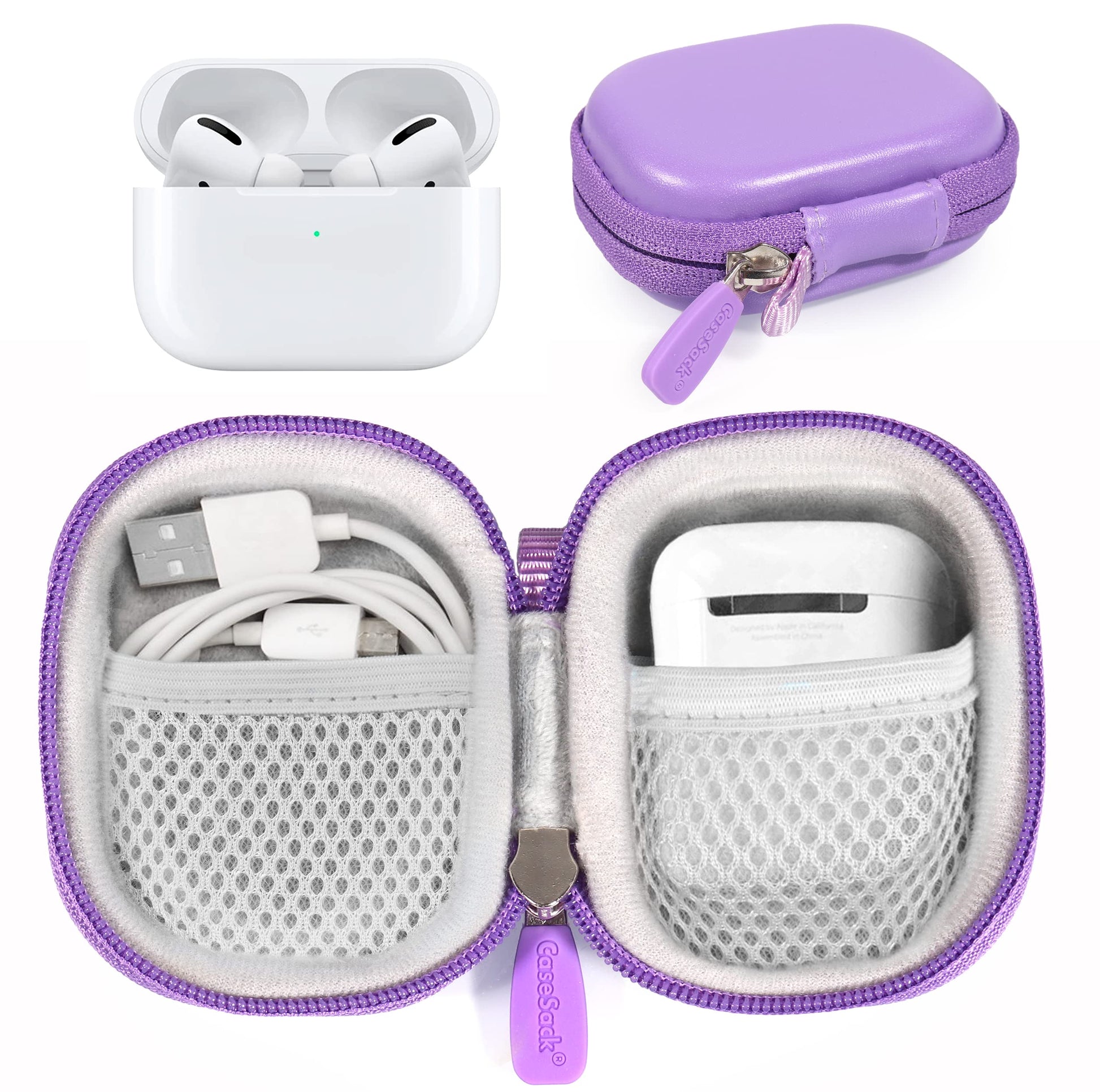 Protective Case for Airpods Pro, Airpods 2, Airpods 1; Samsung Galaxy Buds Pro, Galaxy Buds 2, Galaxy Buds and Universal for Other True Wireless Earbuds, mesh Accessories Pocket WGear