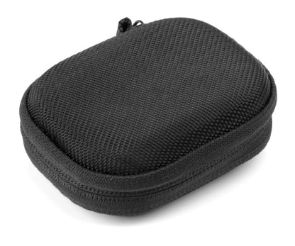 WGear Feature Designed Compact Hard Case for Garmin Edge 520 Bike GP, Edge 820, Elastic Strap in The Base to Secure The Device, and Mesh Pocket for Accessories Ballistic Black WGEAR