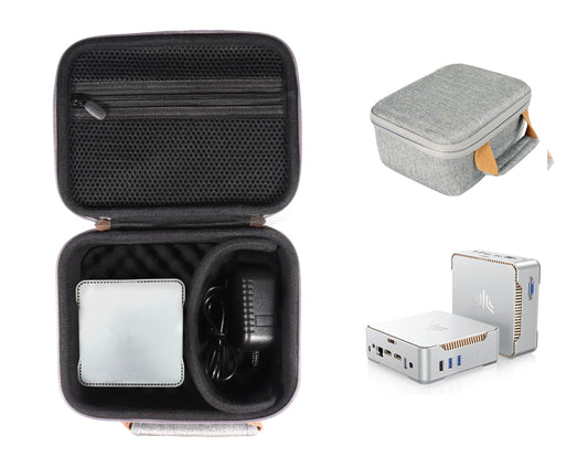 GETGEAR Mini PC Case compatible with KAMRUI GK3 Plus Mini PC, AK1PLUS, AK2 PLUS, AK1 PRO, KAMRUI Mini PC Razen 7 5700U also fits for Beelink SER 6 MAX, SER7 GETGEAR