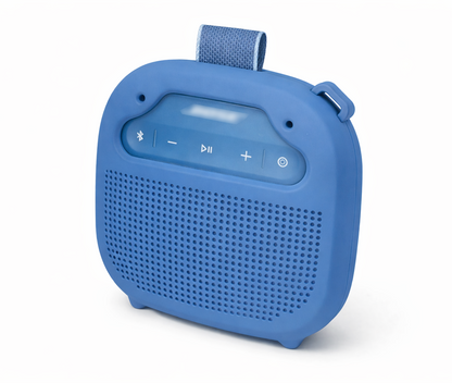 GETGEAR Protective Silicone case for Bose New SoundLink Micro Portable Bluetooth Speaker (2nd Gen) -Anti-Slip Silicone Cover with Stand Feet,Carabiner & Adjustable Neck Strap getgearcase