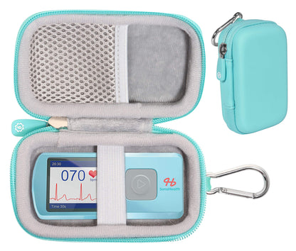 GETGEAR case for EKG/ECG Heart Rate Monitor Like SonoHealth, EMAY, OXPROVO, CONTEC, Facelake (Purple) Note: CASE ONLY GETGEAR