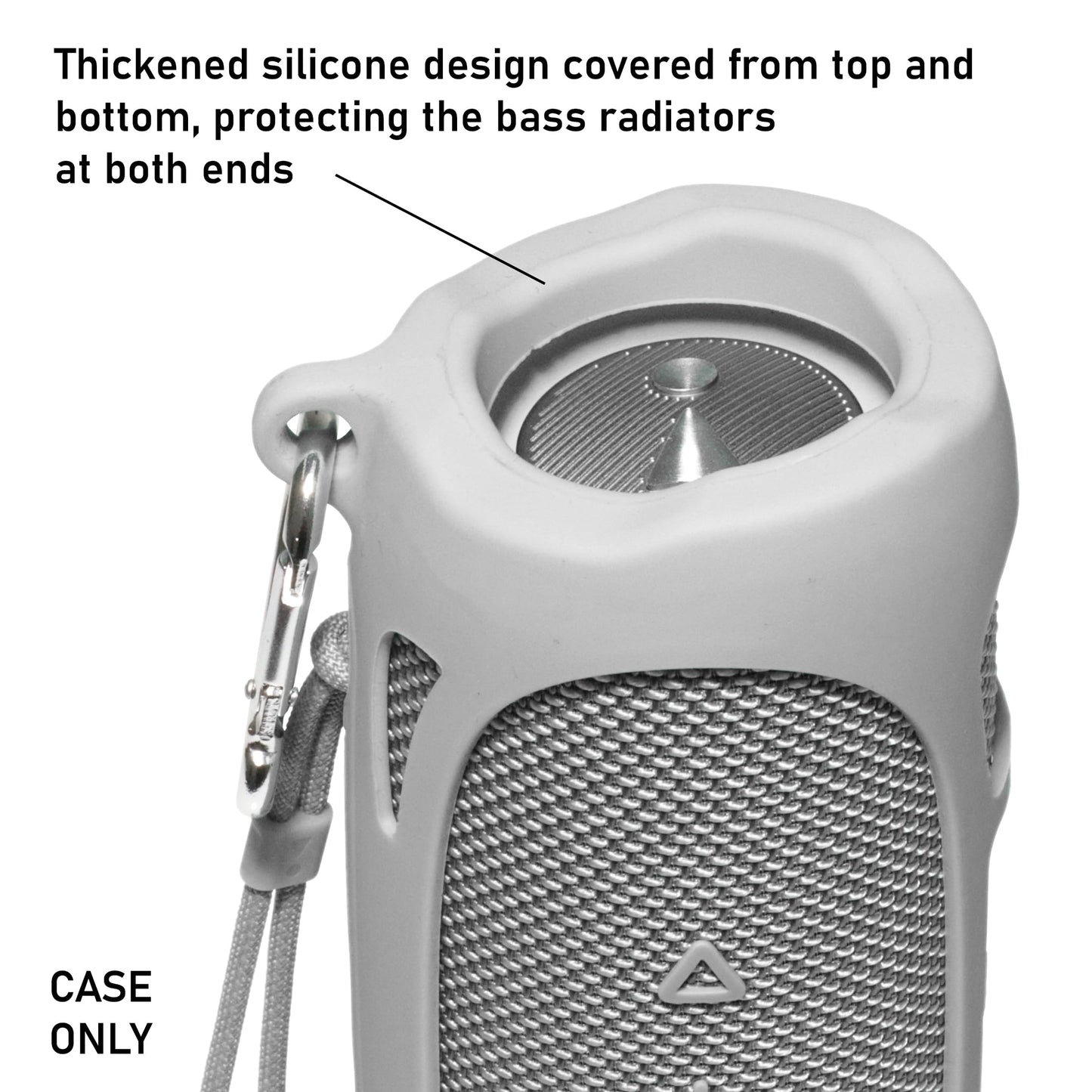 GETGEAR Silicone Cover Sleeve for JBL Flip 6 Portable Bluetooth Speaker, Customized Design Cover Portable Protection Solution, Best Matching in Shape and Color GETGEAR