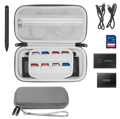 getgear Case for Multiple Portable SSDs, Hard Drive, Memory Card, Flash Drive, organizing Solution for Photography Accessories Like Memories Cards, Portable SSD/Hard Drive, Cords and Others GETGEAR