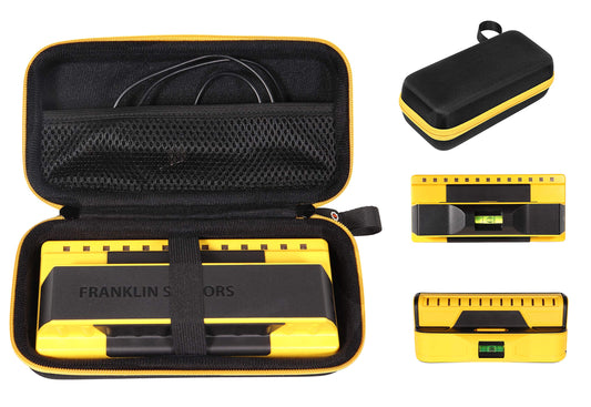 GETGEAR Stud Sensor Case compatible with Franklin ProSensor 710, 710+, T13 mesh pocket for other accessories, Contrast orange color to match your sensor, Easy to hold strap GETGEAR