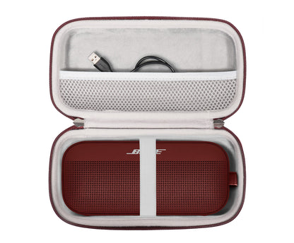 GETGEAR Case for Bose SoundLink Flex Bluetooth Portable Speaker by getgear, mesh Pocket for Charger Cord, Detachable Wrist Strap GETGEAR
